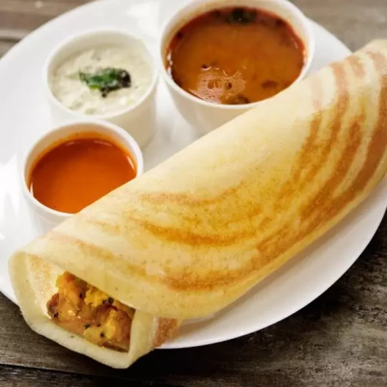 Crispy Masala Dosa at India Palace Restaurant & Sweets in Calgary, AB